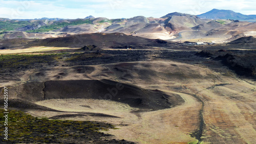Foto Hverfjall bei Myvatn in Island