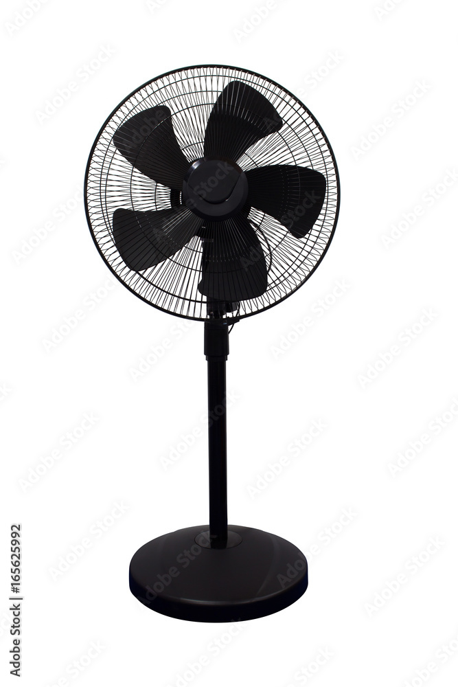 Obraz premium Electric fan for home use isolated on white background.
