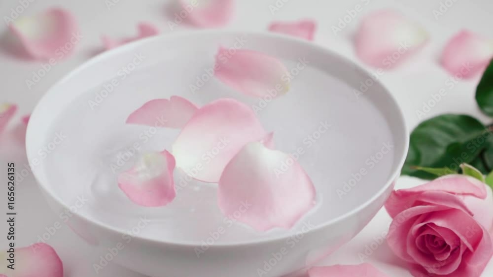 Rose petals in bowl Rose petals in bowl