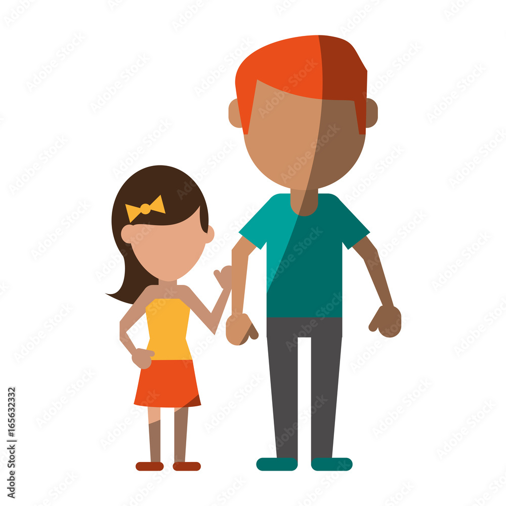 Fototapeta premium Happy family united