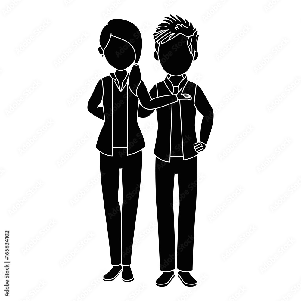 isolated young couple icon vector illustration graphic design isolated young couple icon vector illustration graphic design