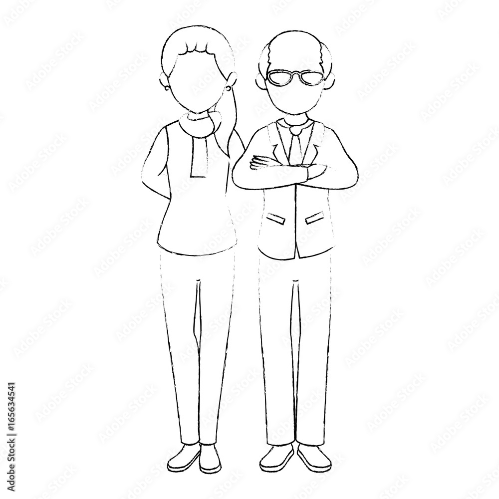 isolated grandparents couple icon vector illustration graphic design isolated grandparents couple icon vector illustration graphic design