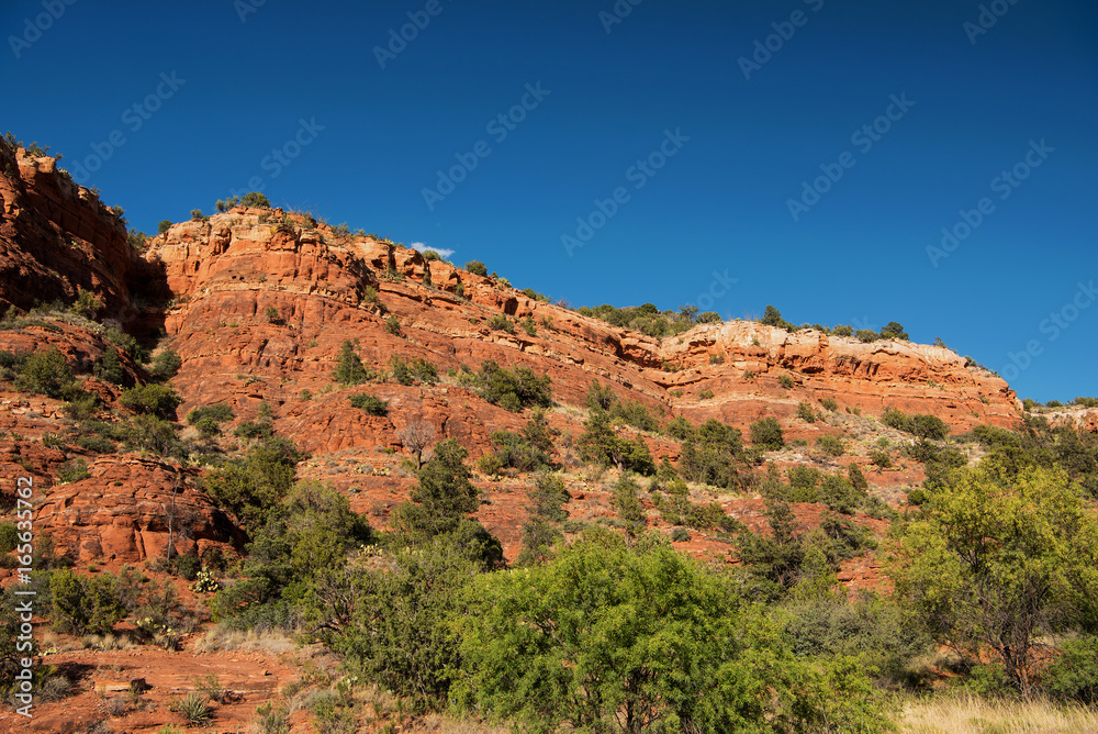 Rock formation along the Sedona Red Rock Loop Scenic Drive