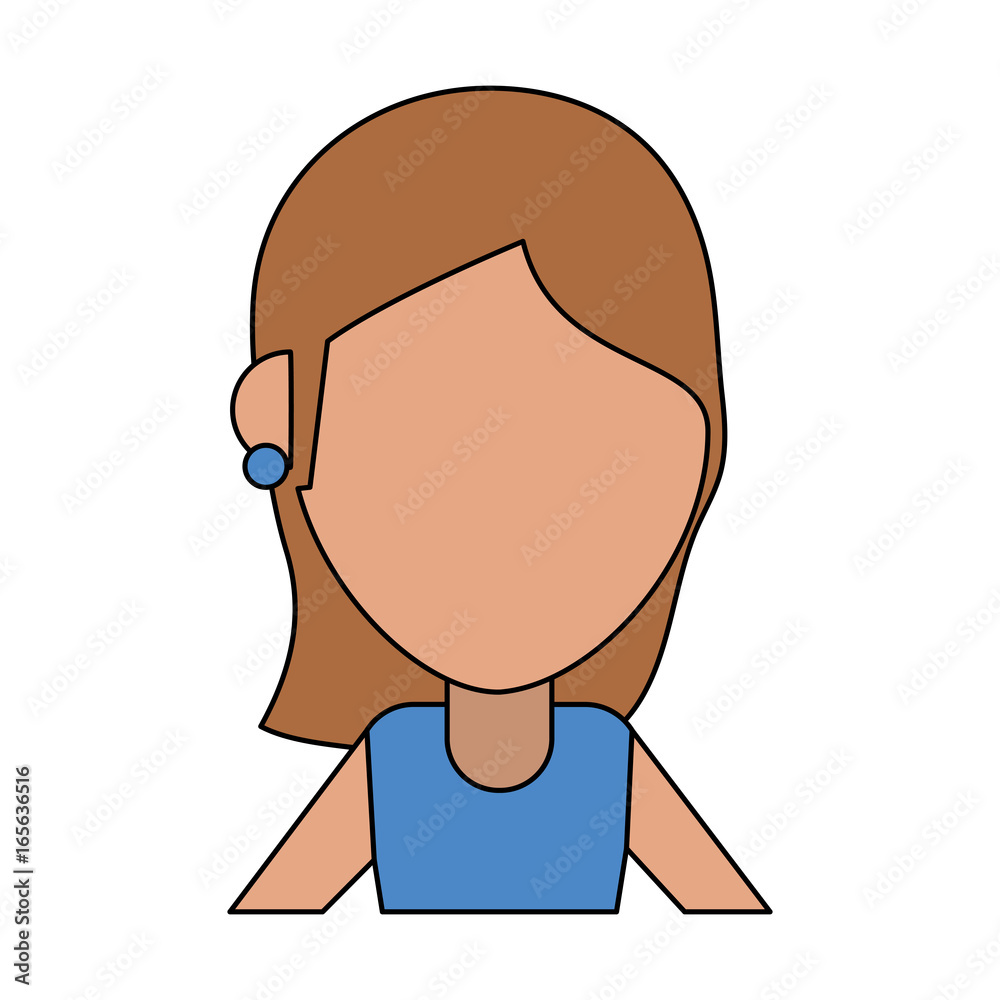 woman cartoon isolated casual woman cartoon isolated casual
