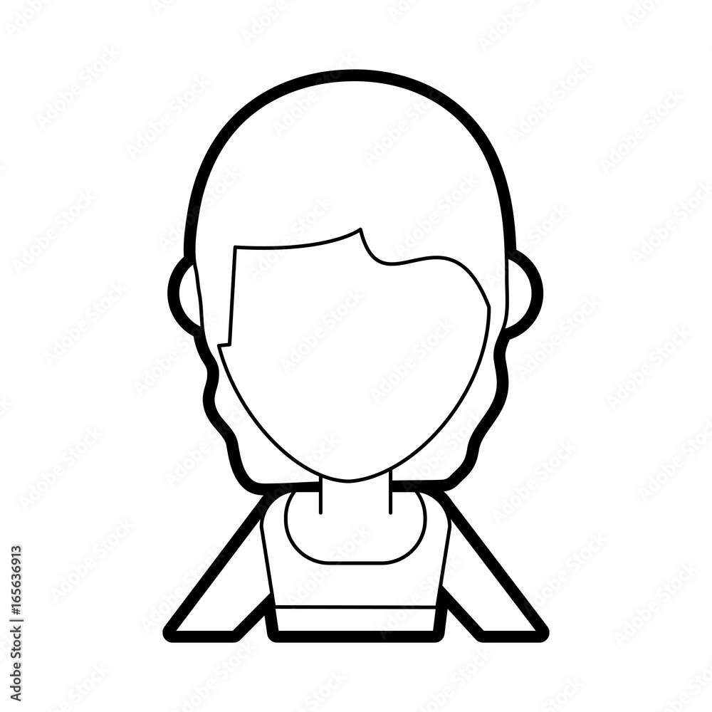 woman cartoon isolated casual woman cartoon isolated casual