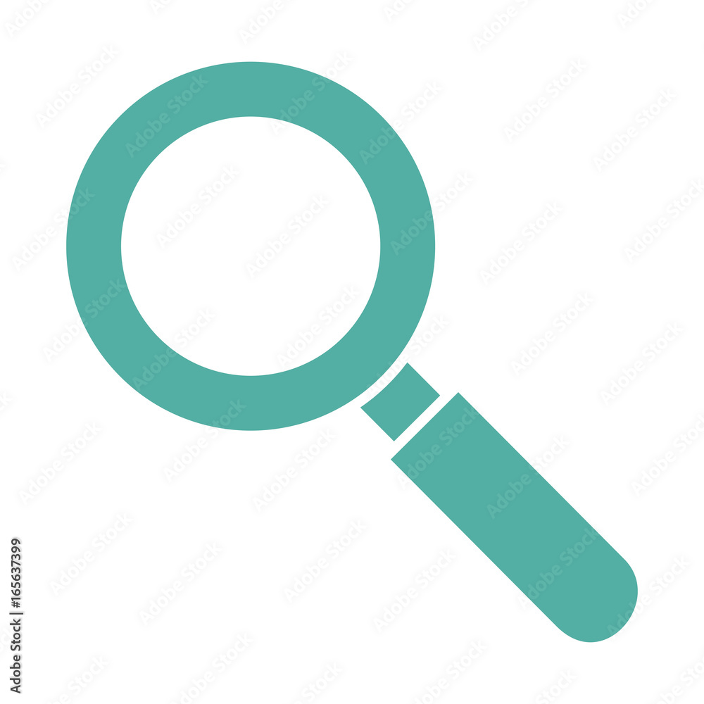 isolated magnifying glass isolated magnifying glass
