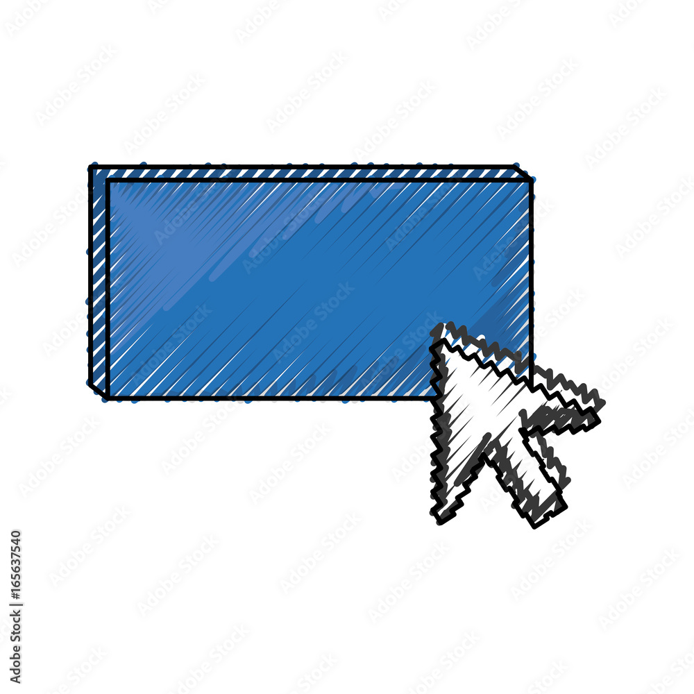 Fototapeta premium Click cursor symbol