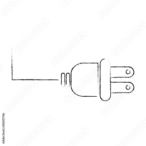 isolated energy plug icon vector illustration graphic design