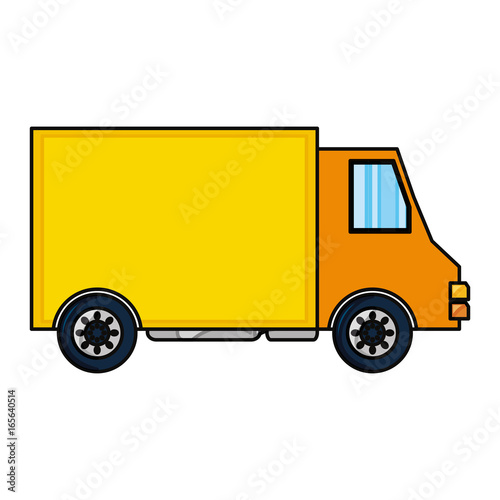 Delivery truck vehicle