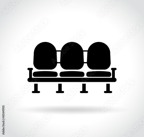 waiting room seats icon