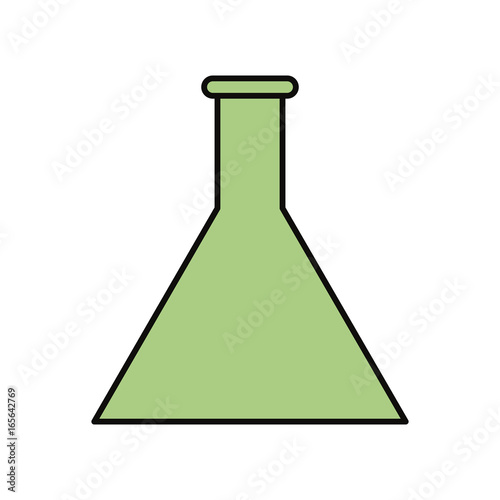 Chemistry flask isolated