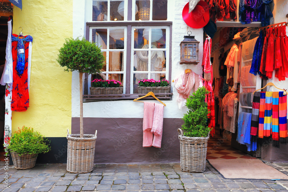 Fototapeta premium Widok ulicy Brugii