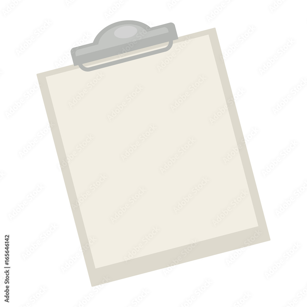 Blank pad with paper Blank pad with paper