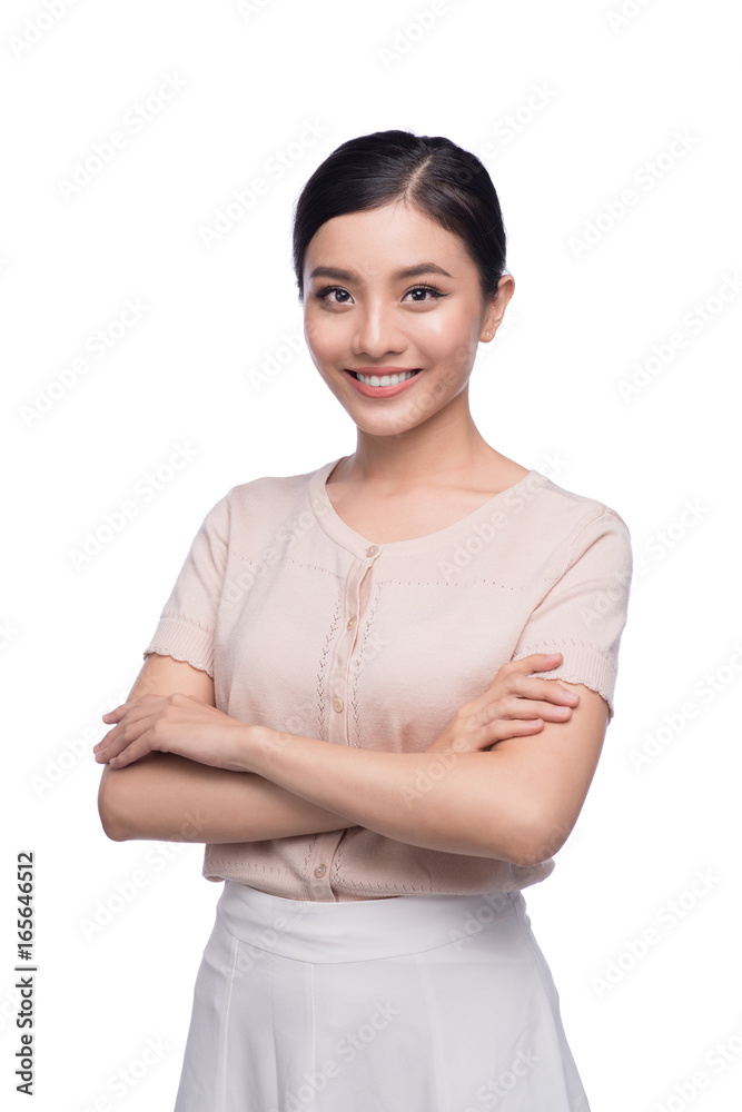 Beautiful asian architect student positive cheerful creative designer smiling Beautiful asian architect student positive cheerful creative designer smiling