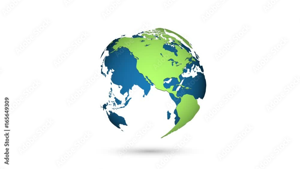 Rotation planet. Earth globe. World map design. Global sphere planet. Rotation planet. Earth globe. World map design. Global sphere planet.