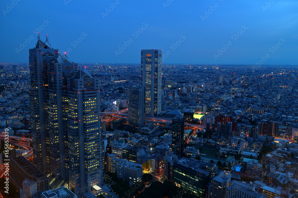夜の大都市 夜の大都市