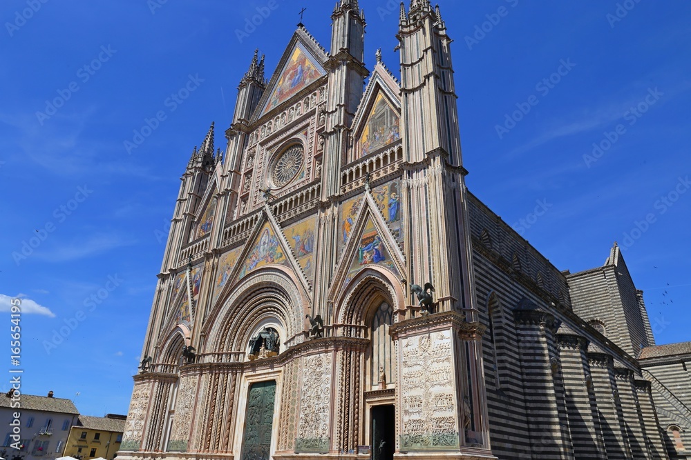 Orvieto - Duomo interior. , beautiful Cathedral in Orvieto, Umbria, Italy 