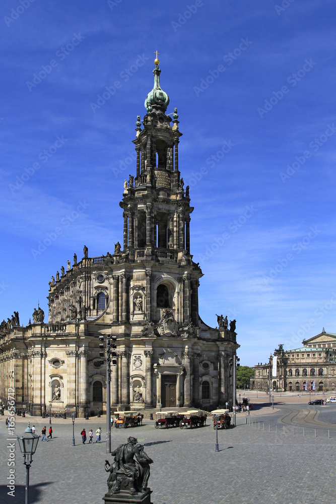 Hofkirche in Dresden, Saxony