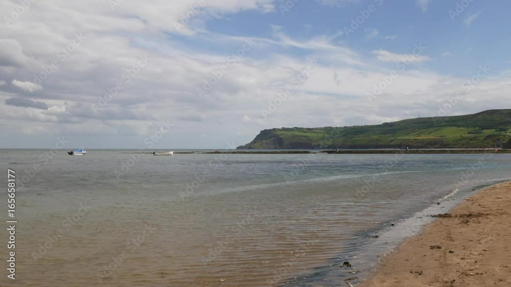 Lonely beach at Robin Hoods Bay, North Yorkshire, UK. Lonely beach at Robin Hoods Bay, North Yorkshire, UK.