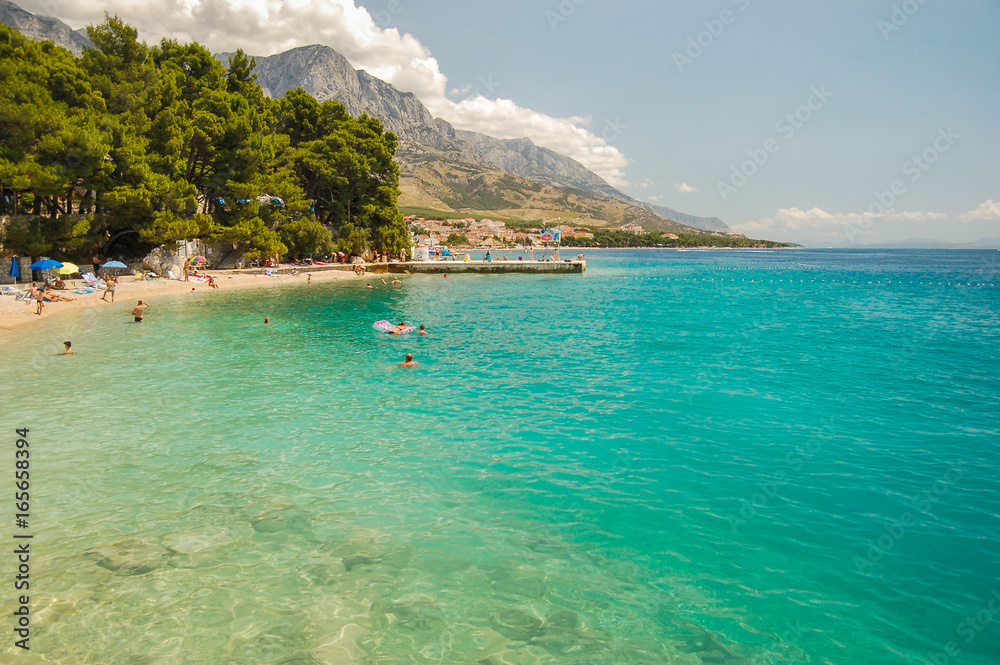 Fototapeta premium Baska Voda w Chorwacji