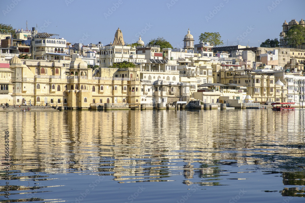 Udaipur reflection in Lake pichola