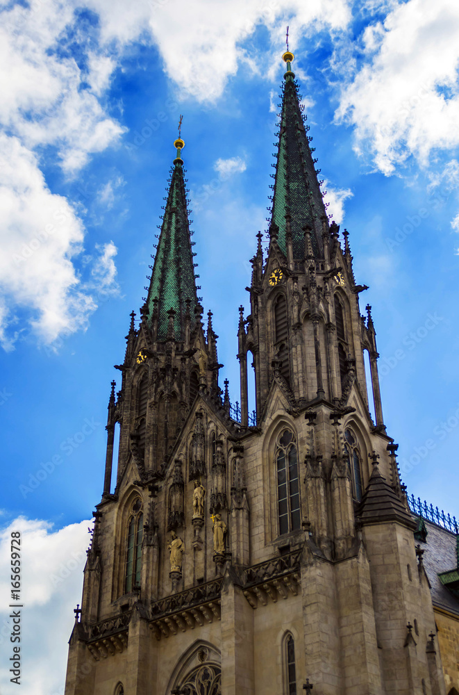 Cathedral of saint Wenceslas in Olomouc, Czech Republic