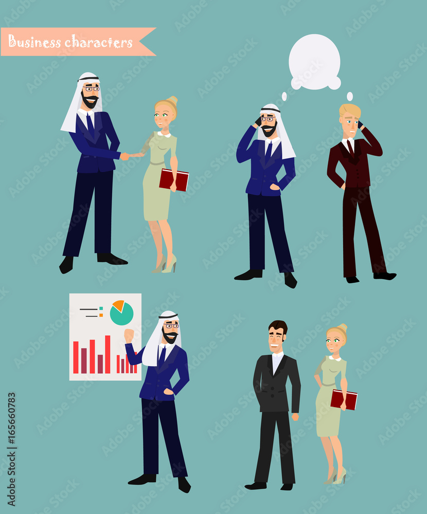 Arab Business People Meeting