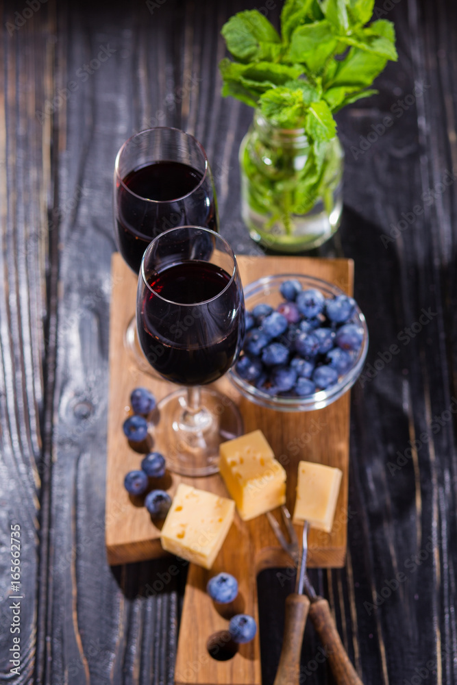 Obraz premium vine and food