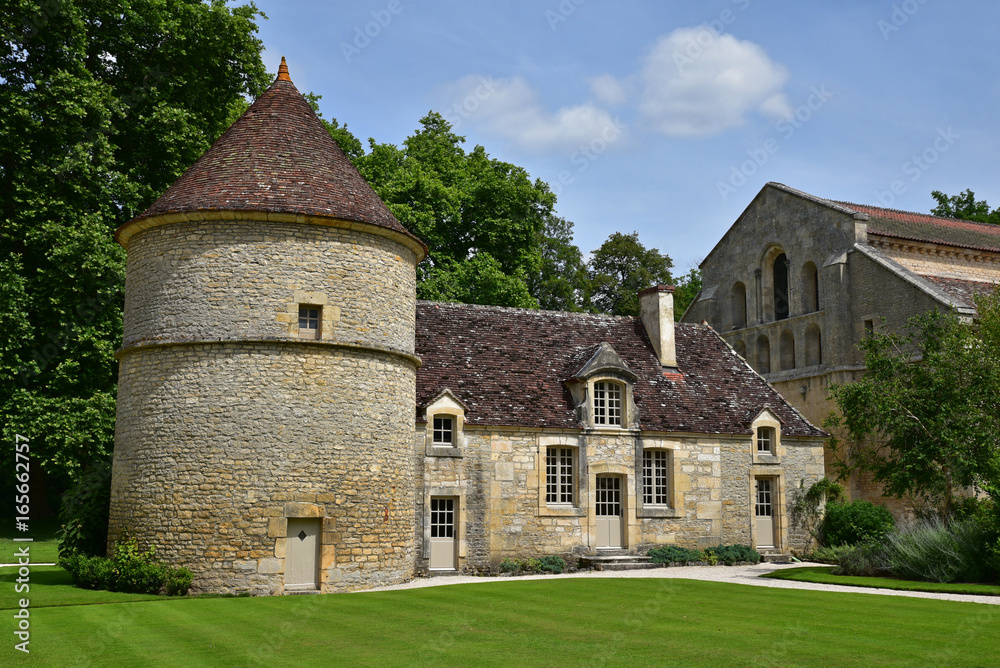 Abbaye royale cistercienne de Fontenay en Bourgogne, France