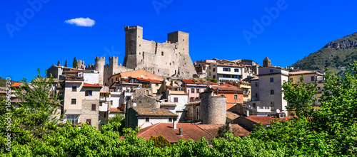 Itri - beautiful medieval village(borgo) in Lazio region, Italy photo