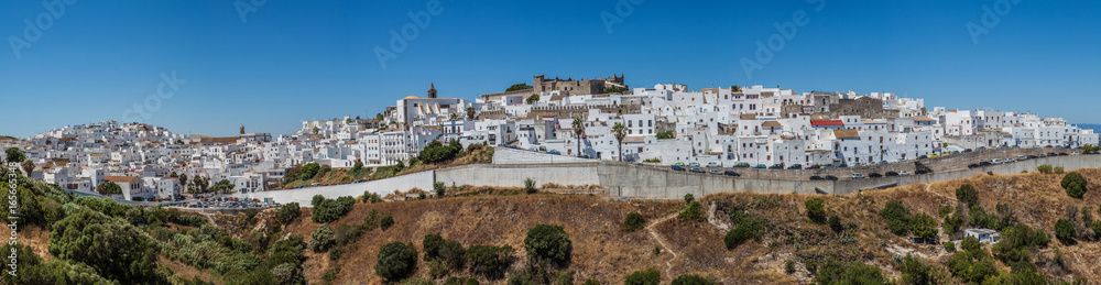 Spanish white village on south andalucia