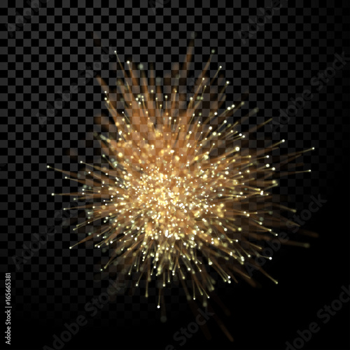 Abstract optical fiber wirework glitter light effect on black background.