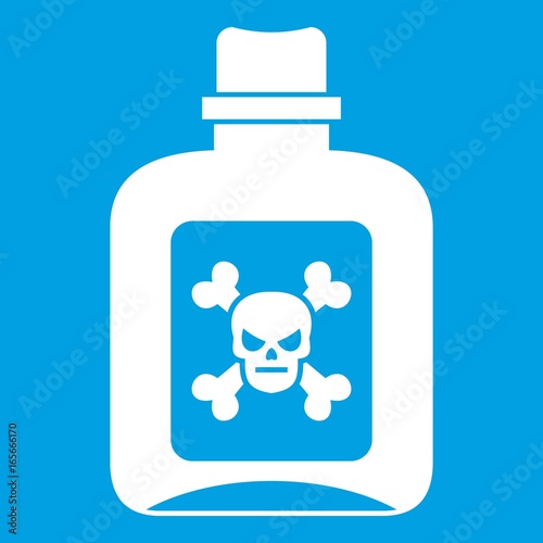 Poison icon white