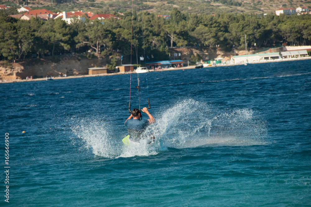 Obraz premium kite surf , brac island, bowl, croatia 