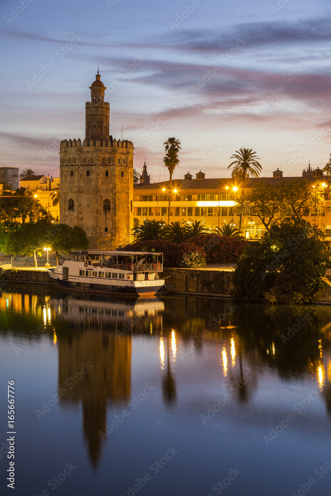 Golden Tower in Seville