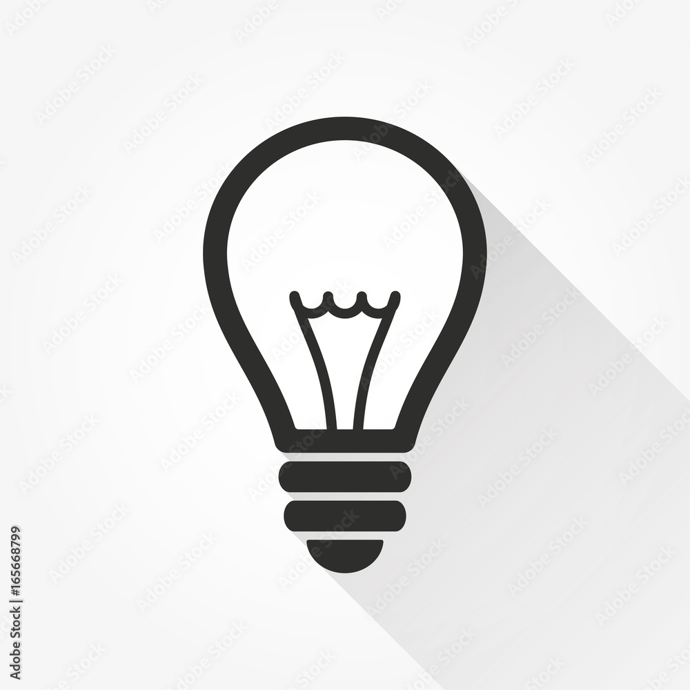Lamp - vector icon. Lamp - vector icon.