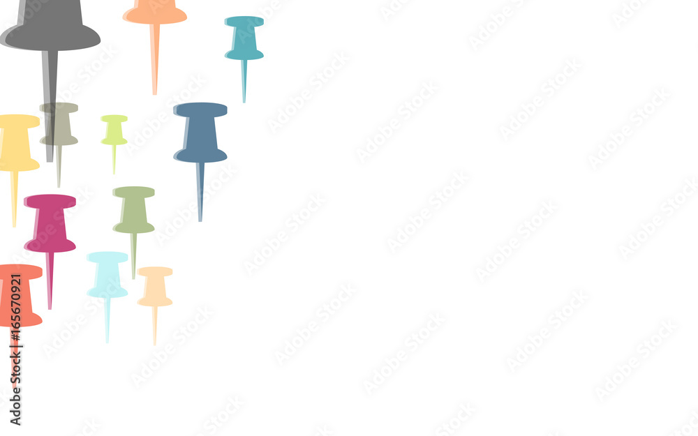 Hintergrund aus bunten Pins Hintergrund aus bunten Pins