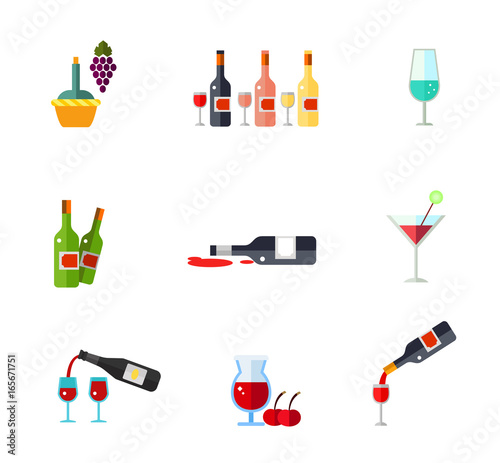 Bar icon set