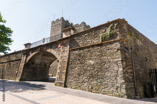 The walled city of Derry in Northern Ireland