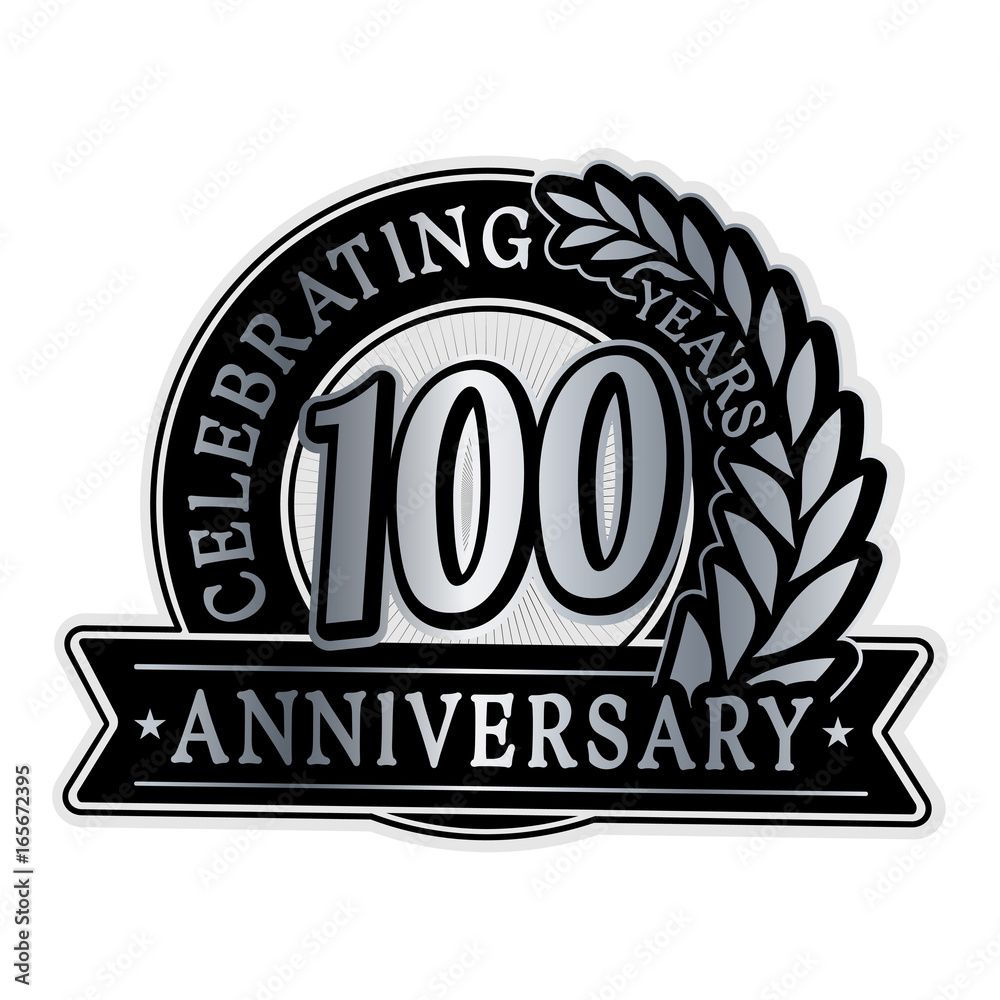 100 years anniversary logo template. Vector and illustration.
100 years anniversary logo template. Vector and illustration.