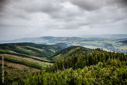 Mountains in Jeseniky, Czech Republic
