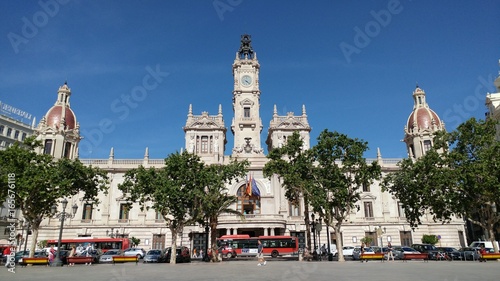 City Hall Building in Valencia Spain