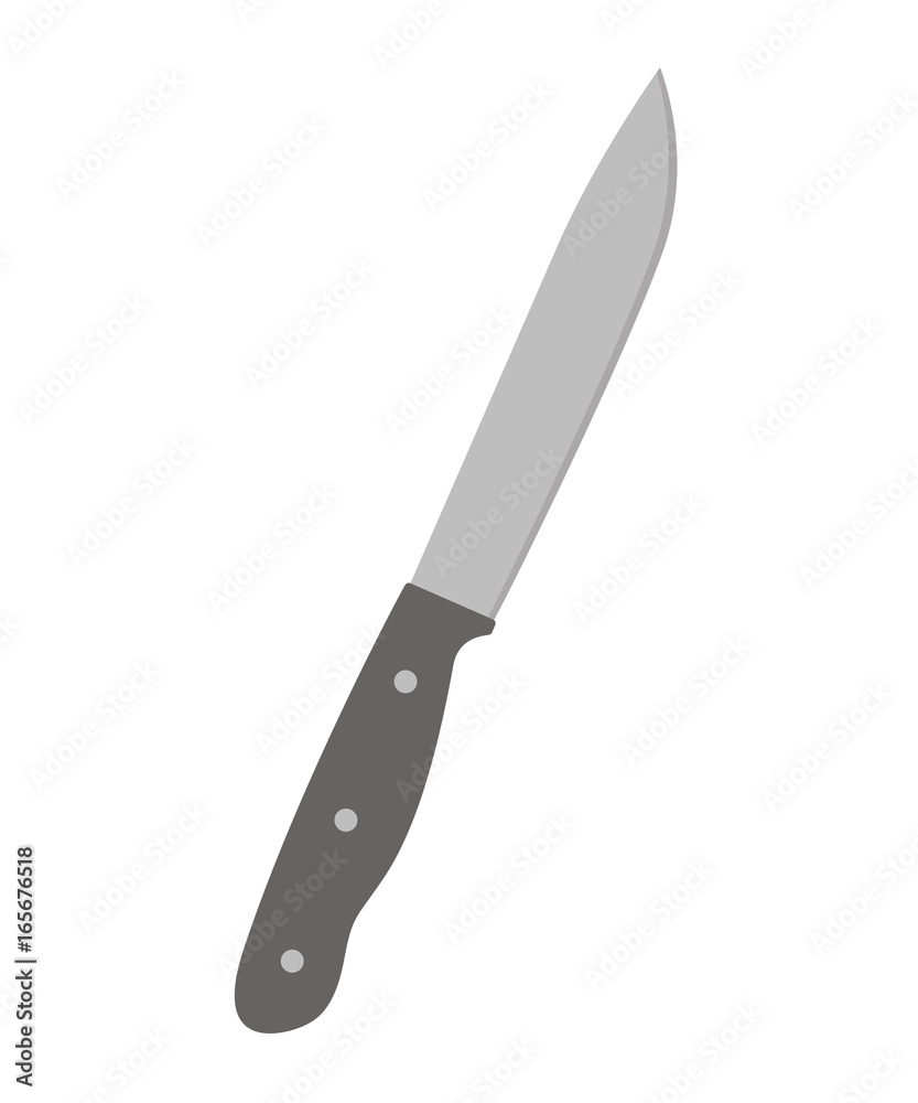 Kitchen knife for slicing icon. vector illustration Kitchen knife for slicing icon. vector illustration
