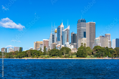 Sydney CBD Central Business District cityscape on clear day © Olga K