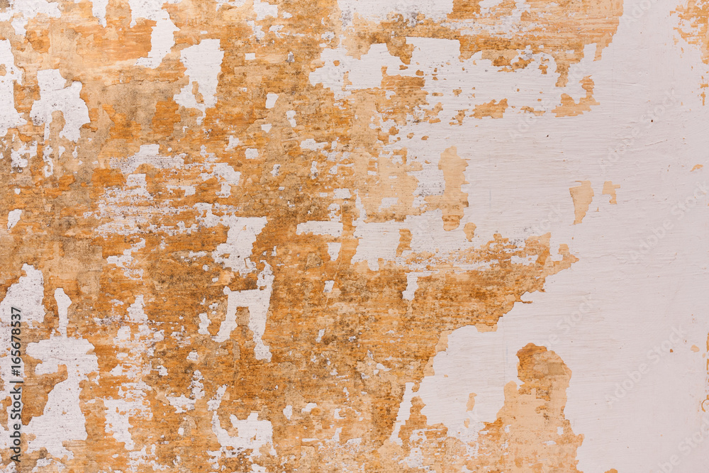 Chipped paint on old wall background - Old cement plastered wall that has chipped paint. Chipped paint on old wall background - Old cement plastered wall that has chipped paint.