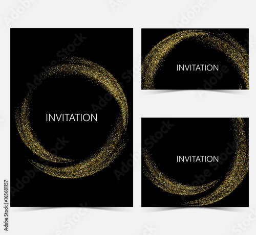 Template design invitations photo