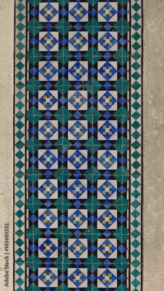 portugiesische Fliesen Azulejos in Lissabon Portugal