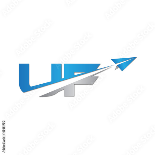 UF initial letter logo origami paper plane Free Download UF initial letter logo origami paper plane - GFXLoad