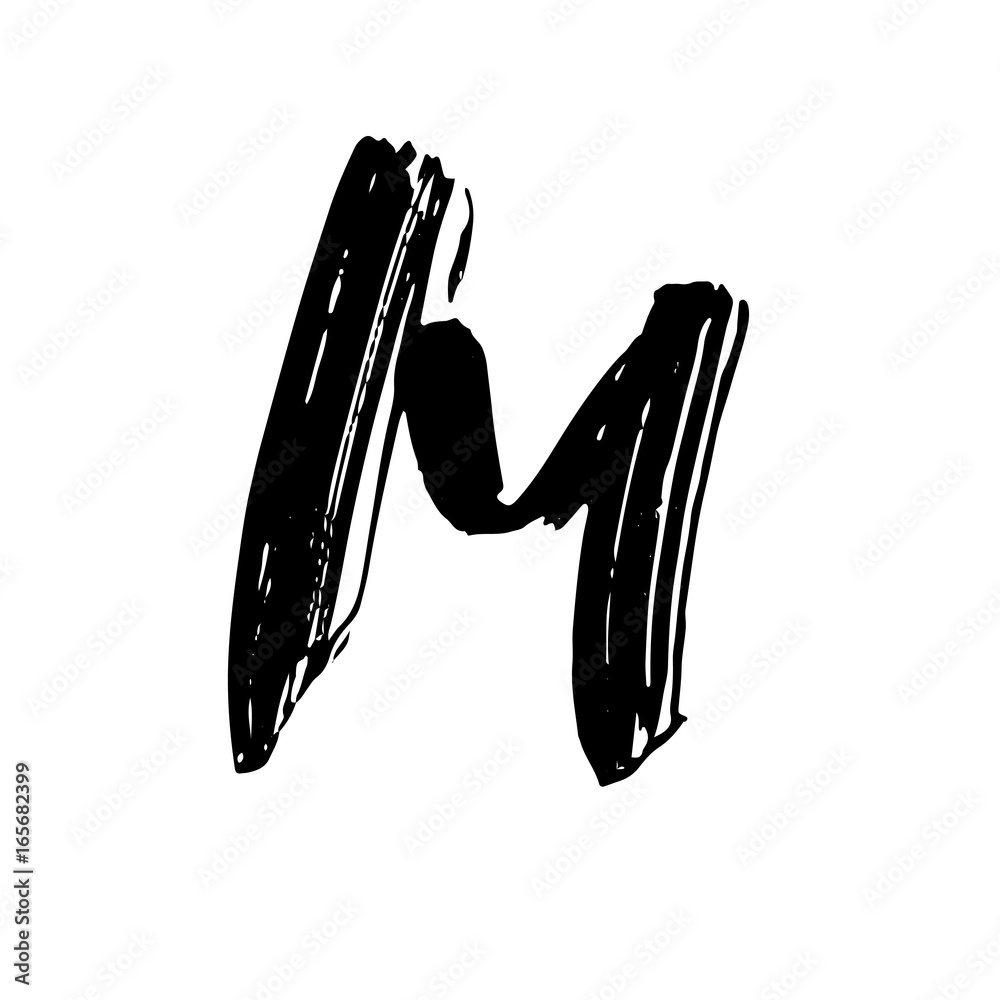 MM M M Brush Logo Letters Design With Red And Black Colors And Brush Letter  Concept. Royalty Free SVG, Cliparts, Vectors, and Stock Illustration. Image  79173918.
