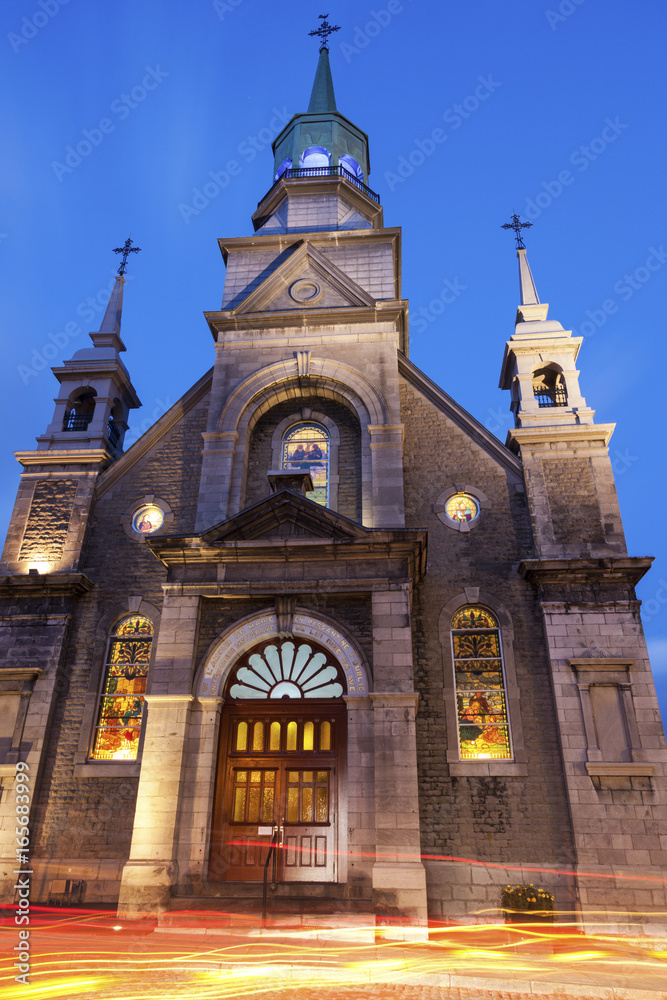 Fototapeta premium Notre-Dame-de-Bon-Secours Chapel in Montreal